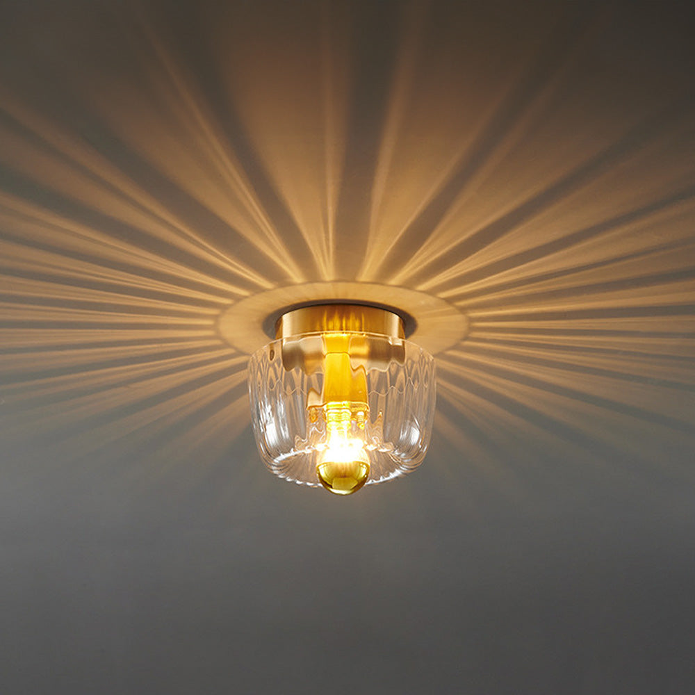 Contemporary Mini Clear Ceiling Light