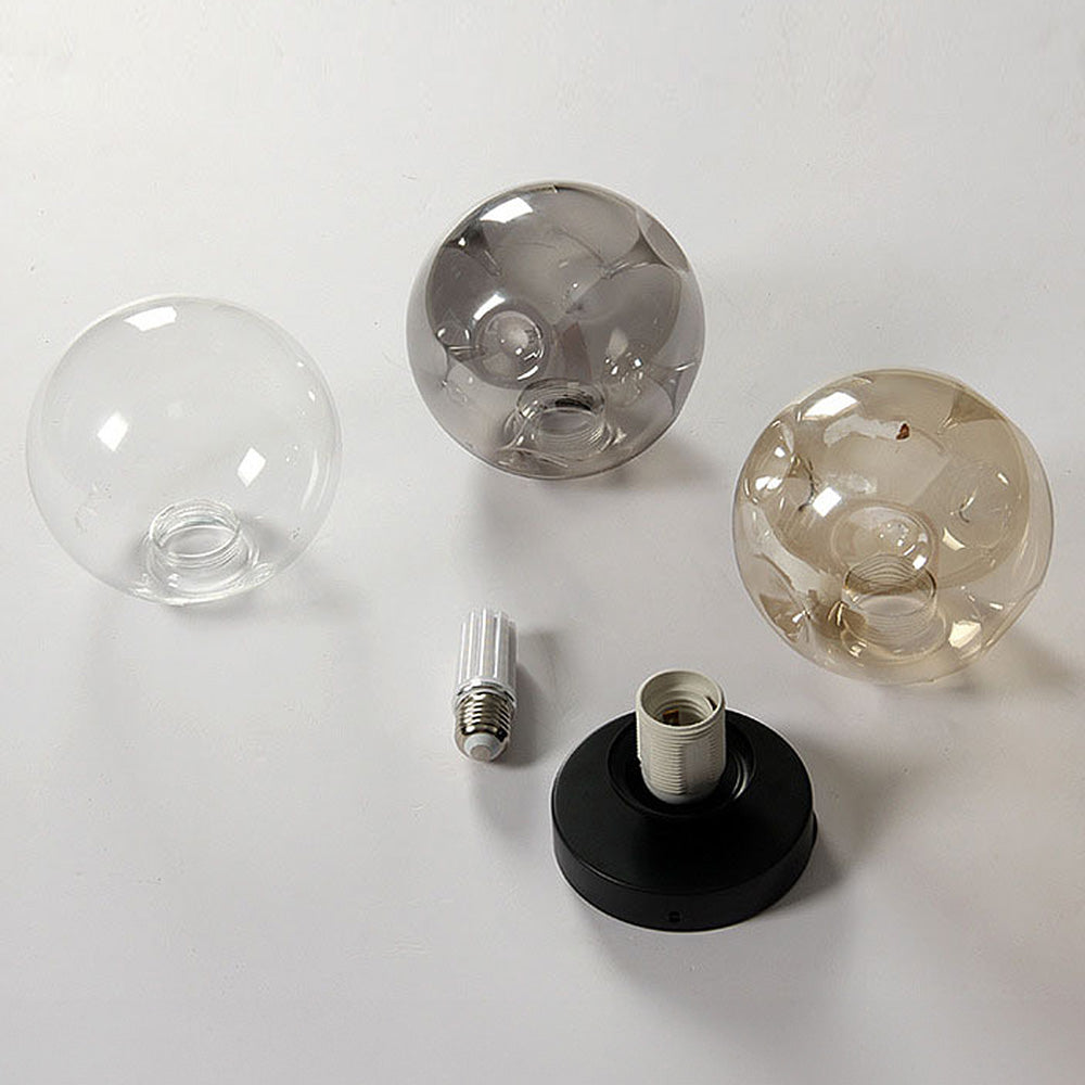 Nordic Clear Glass Ball Ceiling Light