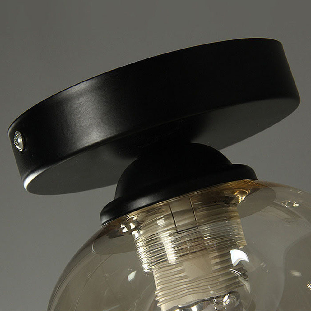 Nordic Clear Glass Ball Ceiling Light