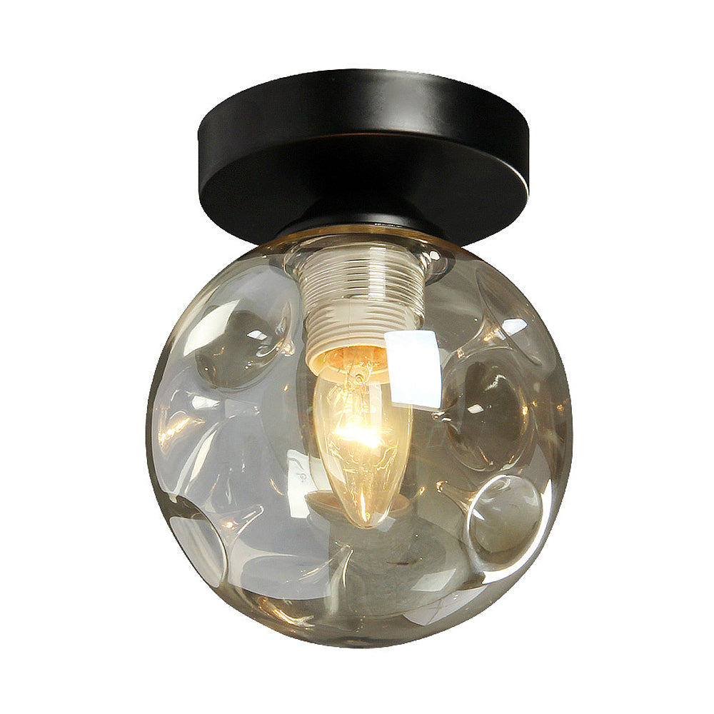 Nordic Clear Glass Ball Ceiling Light