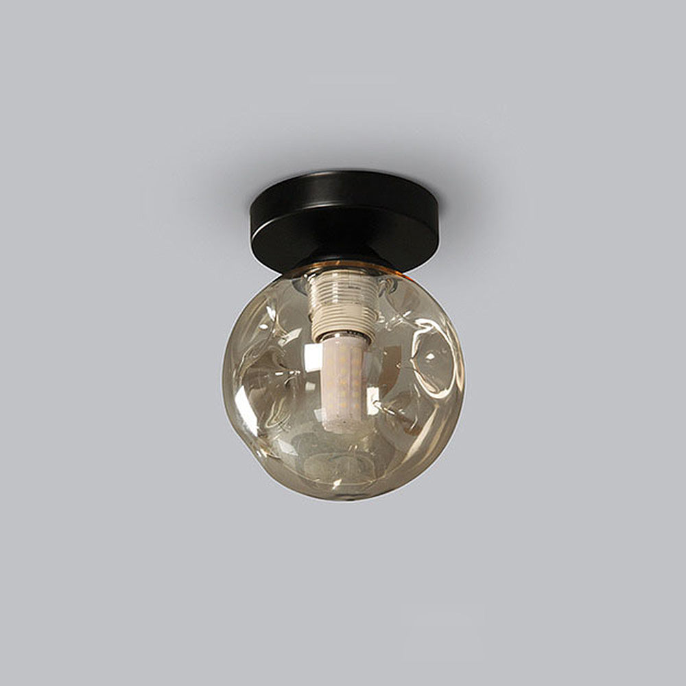 Nordic Clear Glass Ball Ceiling Light