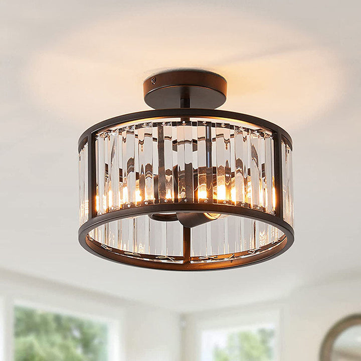 Vintage Fancy Black Ceiling Light