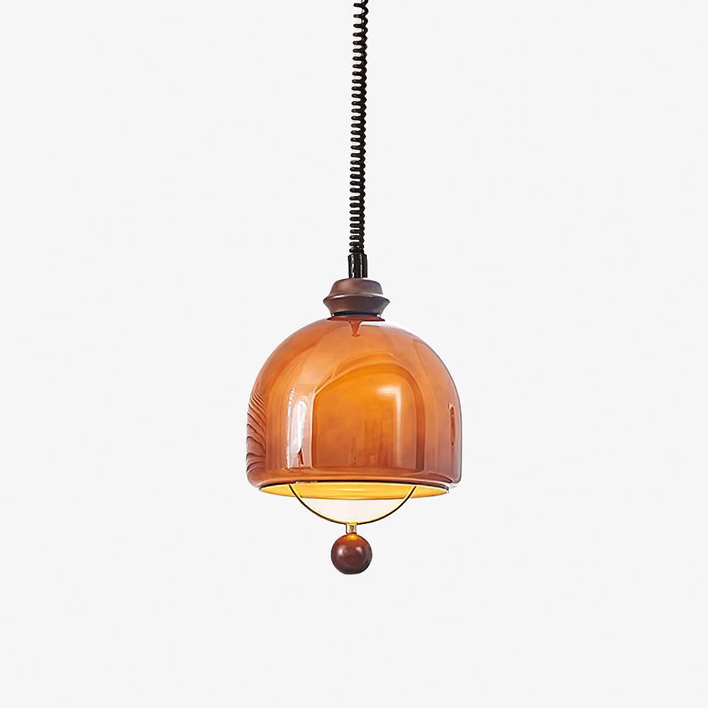 Bauhaus Glass Lantern Pendant LED Light