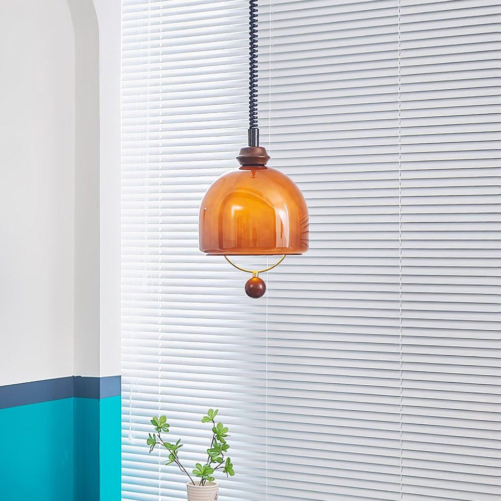 Bauhaus Glass Lantern Pendant LED Light