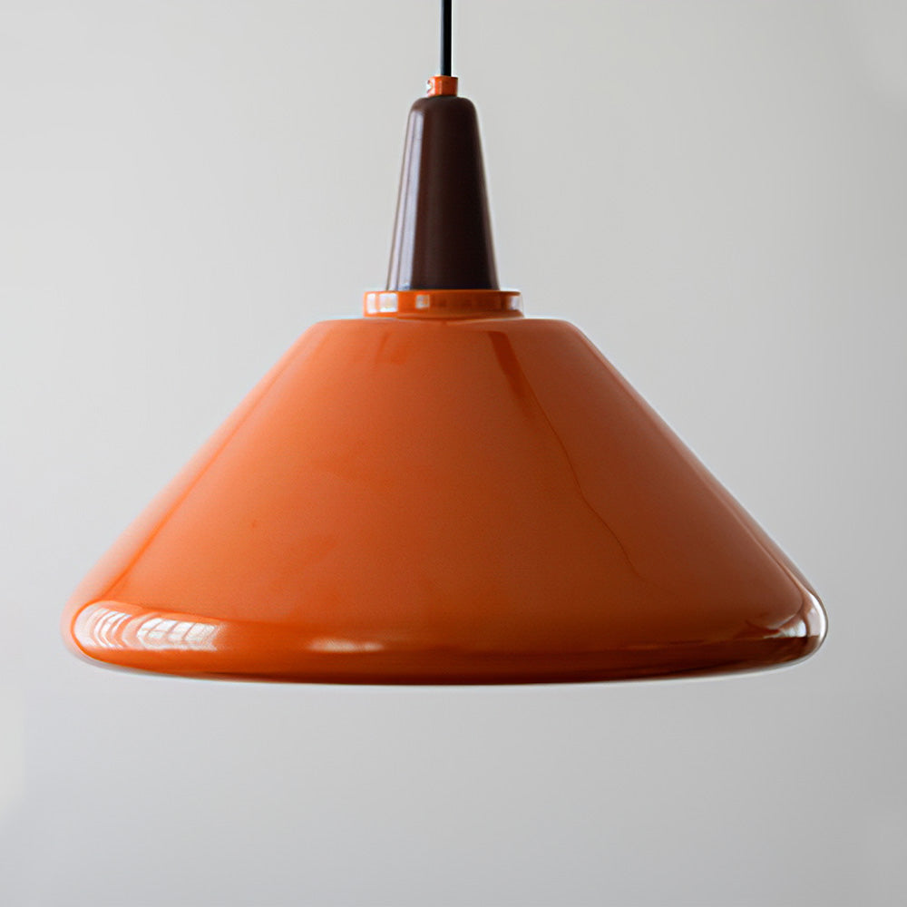 Bauhaus Stained Island Orange Pendant Lights