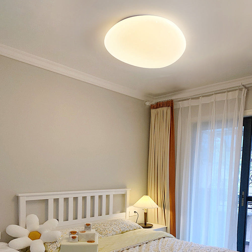 Simple Acrylic Bedroom White LED Ceiling Light