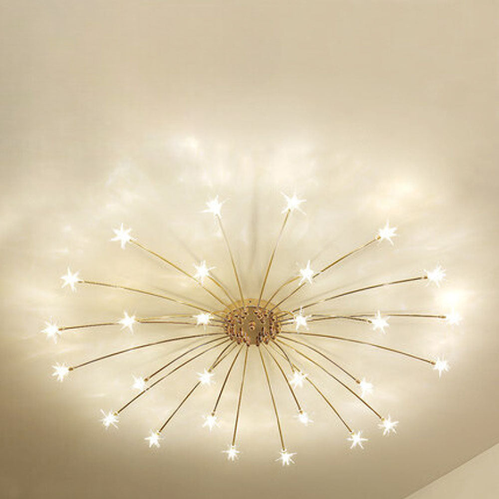 Luxury Star Glass Bedroom Ceiling Light