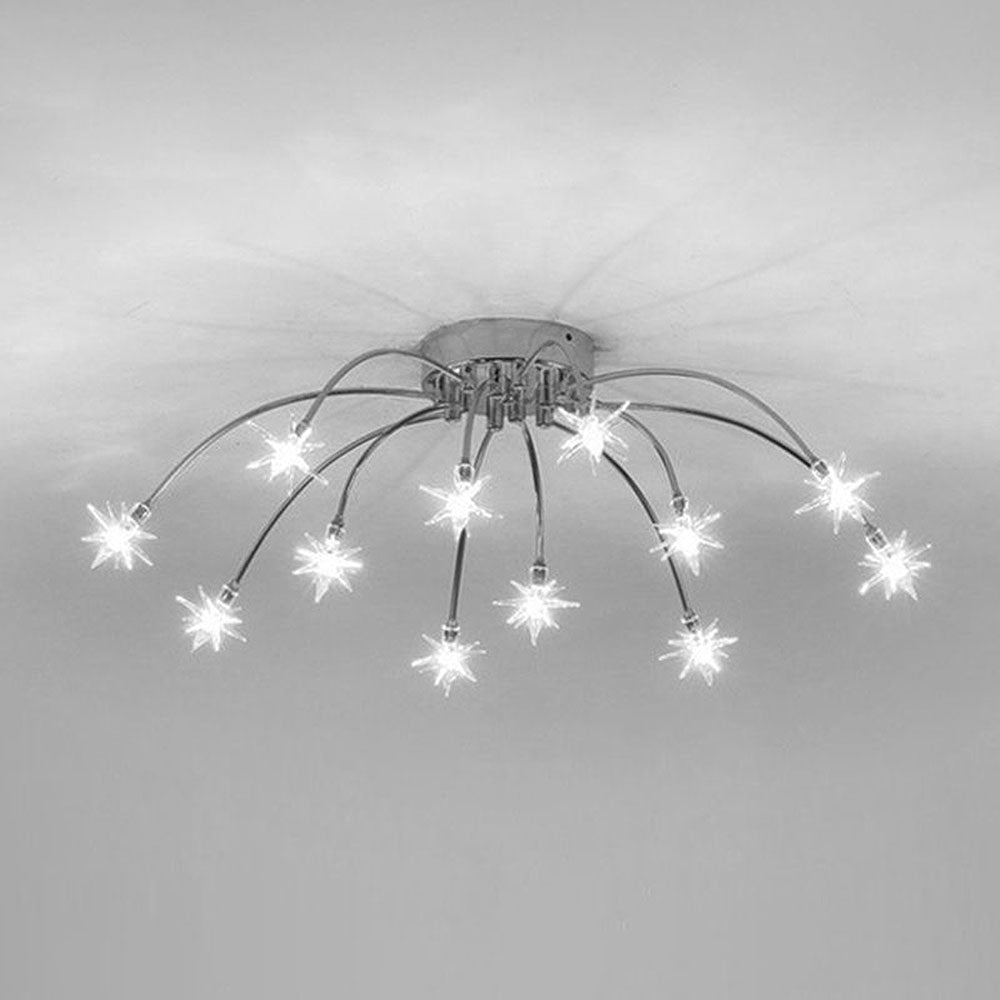 Luxury Star Glass Bedroom Ceiling Light