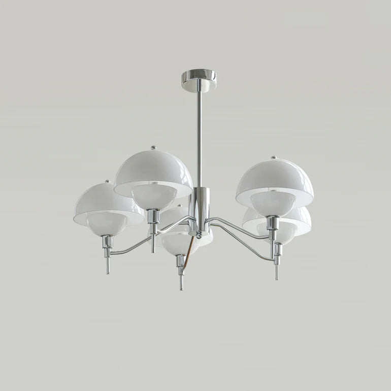 French White Cream Mushroom Chandelier