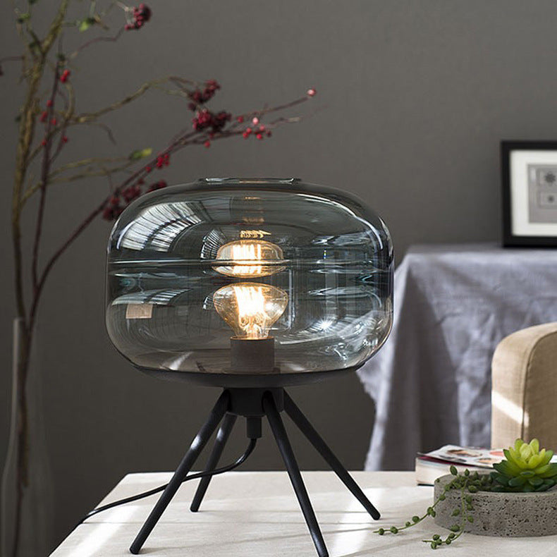 Modern Designer Glass Shade Table Lamp