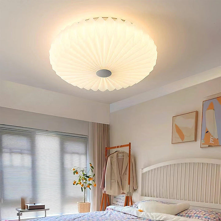 Creative Cloud Shape LED Pleated Origami Ceiling Light