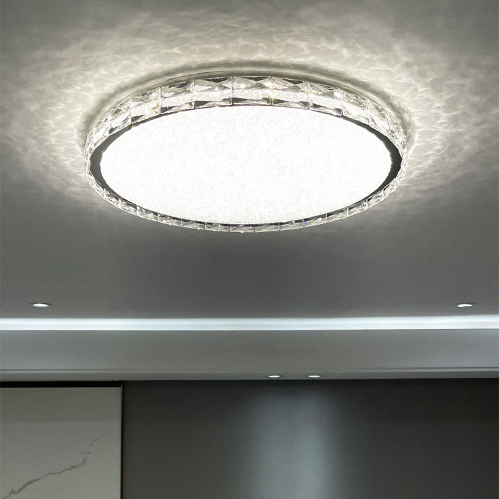 Luxury LED Dimmable Crystal Ceiling Lamp