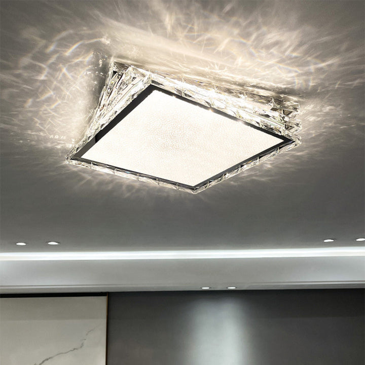 Luxury LED Dimmable Crystal Ceiling Lamp