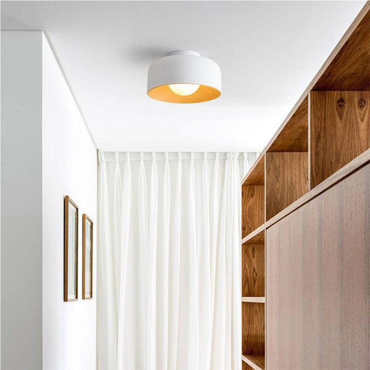 Minimalist Bowl Shaped Metal Ceiling Light