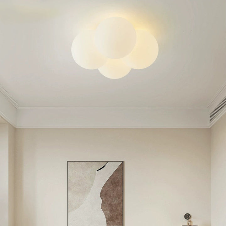 Modern White Cloud Bubbles Ceiling Light