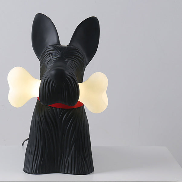 Modern Resin Cartoon Dog Table Lamp