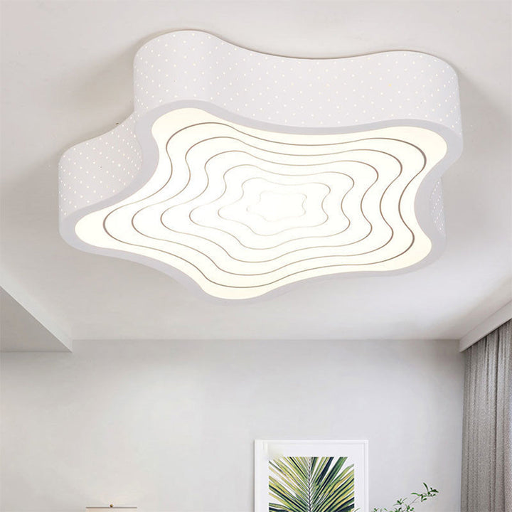 Contemporary Simplistic Star Shape Ceiling Lamp