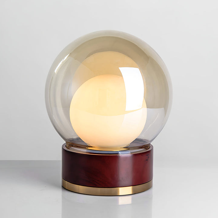 Modern Rigel Round Glass Table Light