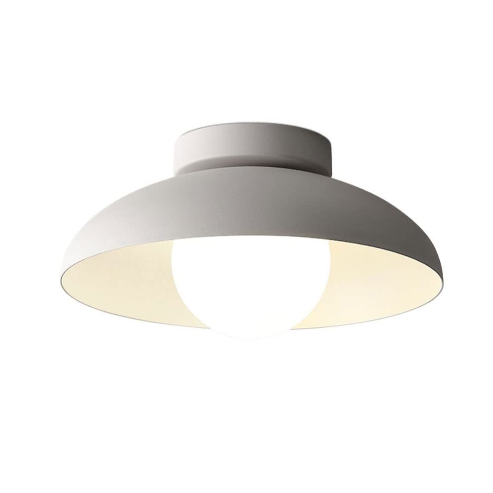 Contemporary Metal Semi Flush Ceiling Light for Hallway