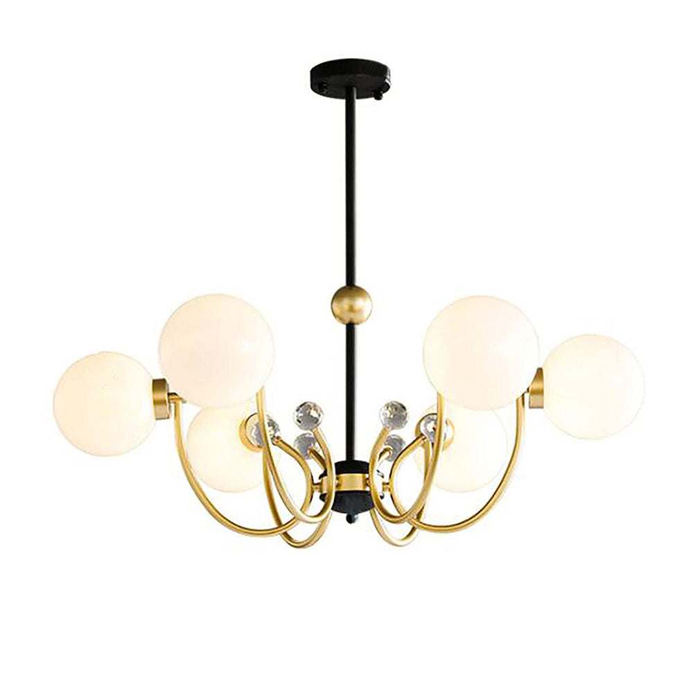 Black Adjustable Sputnik Chandeliers