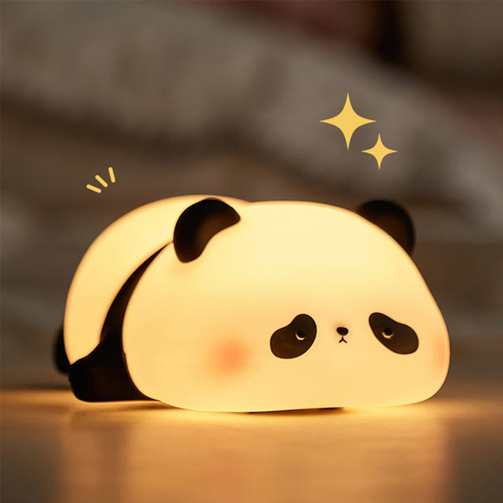 Panda Led Silicone Bedroom Night Light Table Lamp